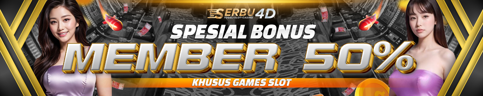 Bonus New Member 50%